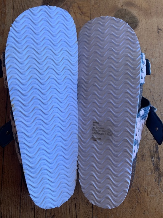 Madden Girl Pink Floral Double-Buckle Slide Sandals - Picture 11 of 16